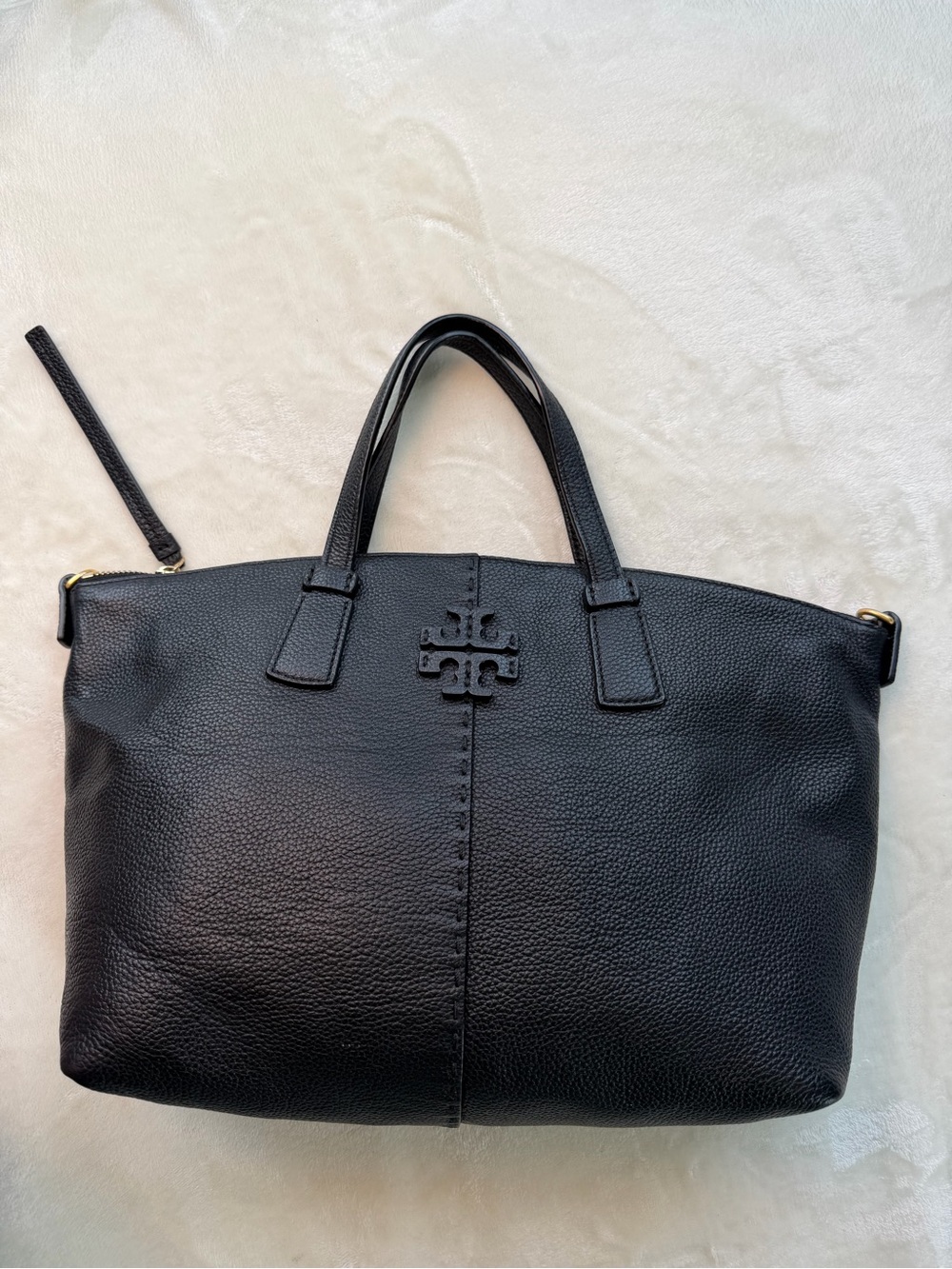 Tory Burch McGraw Leather Satchel/Tote